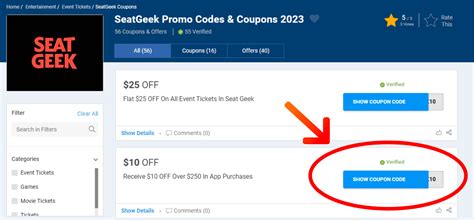 seatgeek coupon|seatgeek promo code not working.